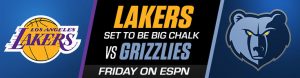 Lakers set to be Big Chalk vs. Grizzlies Friday on ESPN NBA Betting and Analysis (February 12, 2021)