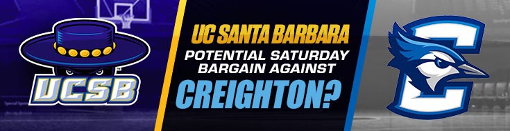 UC Santa Barbara Potential Saturday Bargain Against Creighton Betting (March 20, 2021)