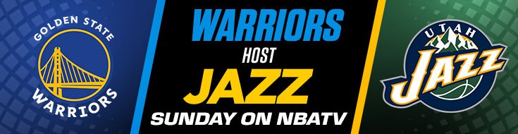 Warriors Host Jazz Sunday on NBATV