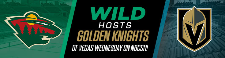 Wild Host Very Golden Knights of Vegas Wednesday on NBCSN!