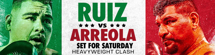 Boxing Odds Heavyweight Clash Andy Ruiz Jr vs. Chris Arreola on Saturday (May 1st, 2021)
