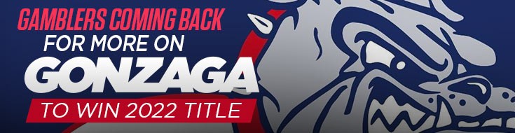 Gamblers Coming Back for More on Gonzaga to Win 2022 Championship Betting Odds