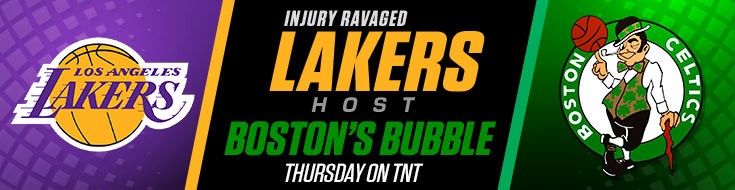 NBA Betting Odds Boston Celtics vs. Los Angeles Lakers on Thursday (April 15, 2021)