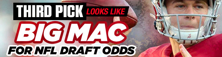 Third Pick Looks Like Big Mac for 2021 NFL Draft Odds (April 29, 2021)