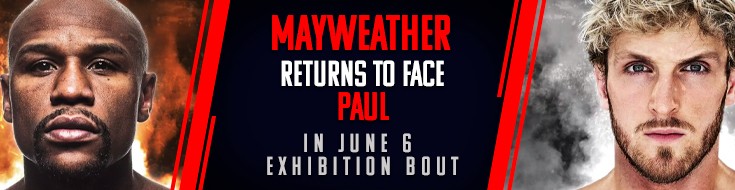 Boxing Odds Mayweather Returns to Face Paul in June 6 Exhibition Bout