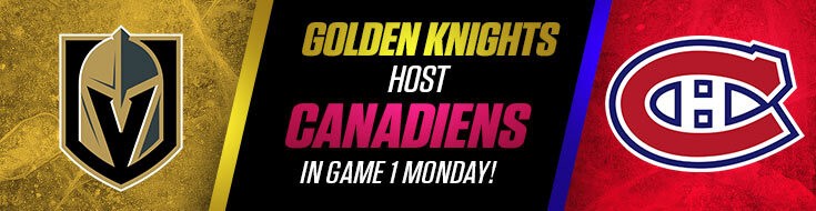 Canadiens vs. Golden Knights Game 1 Betting Odds on Monday (June 14,2021)