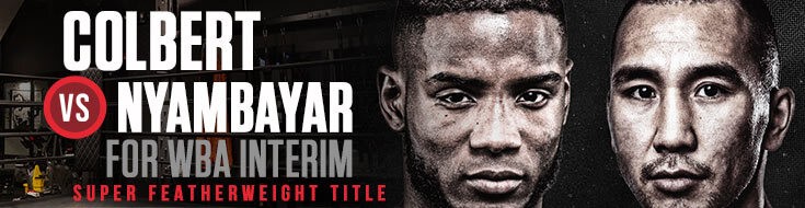 Colbert vs. Nyambayar for WBA Interim Super Featherweight Title (07-03-2012)