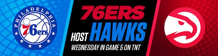 NBA Betting 76ers vs. Hawks, Wednesday in Game 5 on TNT (June 16, 2021)