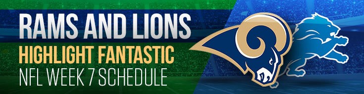 Rams And Lions Highlight Fantastic NFL Week 7 Schedule