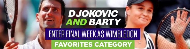 Djokovic and Barty Enter Final Week as Wimbledon Favorites Category