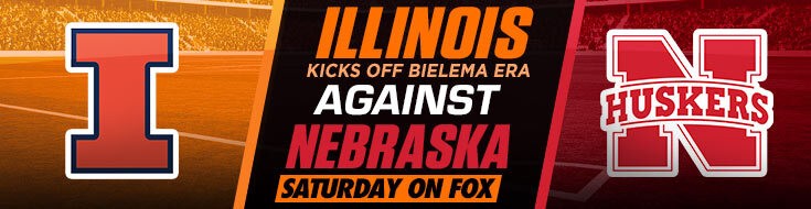 NCAAF Odds Nebraska Cornhuskers vs. Illinois Fighting Illini (08-28-2021)