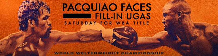 WBA Super Welterweight Title - Pacquiao vs. Ugas Boxing Odds (08-21-2021)