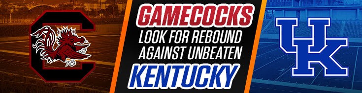 Kentucky Wildcats vs. South Carolina Gamecocks NCAAF Betting (09-25-2021)