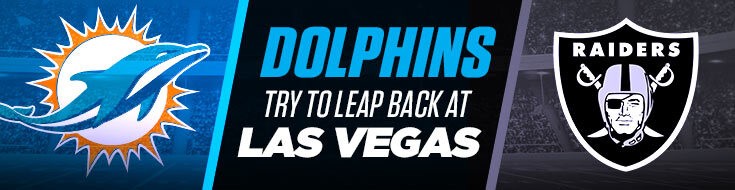 Miami Dolphins vs. Las Vegas Raiders on NFL Betting Odds (09-26-2021)