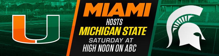 Michigan State Spartans vs. Miami Hurricanes Odds & Analsysis (09-18-2021)
