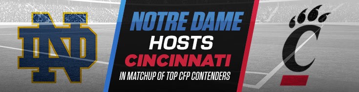 NCAAF Betting Cincinnati Bearcats vs. Notre Dame Fighting Irish (10-02-2021)