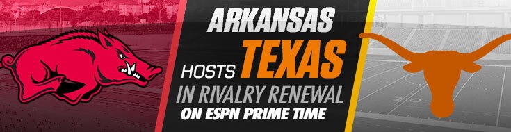 NCAAF Betting Texas Longhorns vs. Arkansas Razorbacks (09-11-2021)