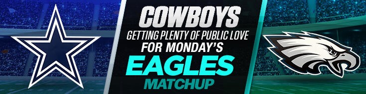 NFL Betting Odds Philadelphia Eagles vs. Dallas Cowboys (09-27-2021)