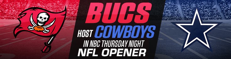NFL Week 1 Odds Dallas Cowboys vs. Tampa Bay Buccaneers (09-09-2021)