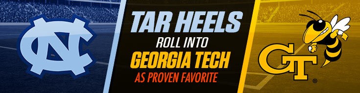North Carolina Tar Heels vs. Georgia Tech Yellow Jackets Odds (09-25-2021)
