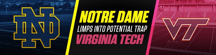 NCAAF Odds Notre Dame Fighting Irish vs. Virginia Tech Hokies (10-09-2021)