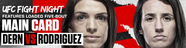 UFC Fight Night Betting Odds: Dern vs. Rodriguez Main Card (10-09-2021)