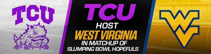 West Virginia Mountaineers vs. TCU Horned Frogs CFB Odds (10-23-2021)