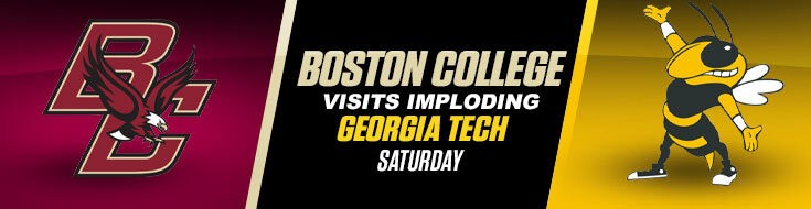 Boston College Eagles vs. Georgia Tech Yellow Jackets Odds (11-13-2021)
