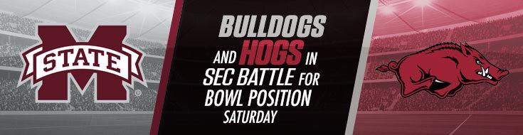 Mississippi State Bulldogs vs. Arkansas Razorbacks Betting Odds (11-06-2021)