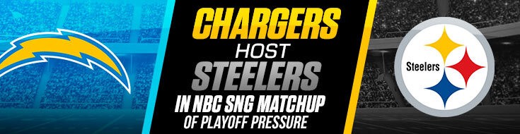NFL Betting Odds Pittsburgh Steelers vs. Los Angeles Chargers (11-21-2021)