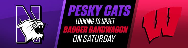 Northwestern Wildcats vs. Wisconsin Badgers NCAAF Odds (11-13-2021)