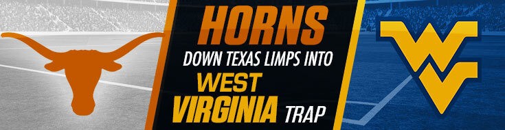 Texas Longhorns vs. West Virginia Mountaineers NCAAF Odds (11-20-2021)