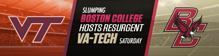 Virginia Tech Hokies vs. Boston College Eagles NCAAF Odds (11-05-2021)