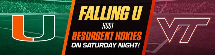 Virginia Tech Hokies vs. Miami Hurricanes NCAAF Betting Odds (11-20-2021)