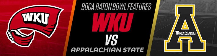 Boca Raton Bowl Western Kentucky vs. Appalachian State Odds (12-18-2021)