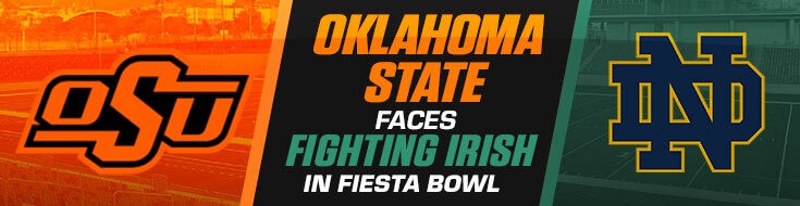 Fiesta Bowl Picks Oklahoma State Cowboys vs. Notre Dame (01-01-2022)