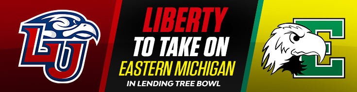 Lending Tree Bowl Liberty Flames vs. Eastern Michigan Odds (12-18-2021)