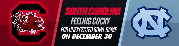 Mayo Bowl Gamecocks vs. Tar Heels Betting Odds & Picks (12-30-2021)