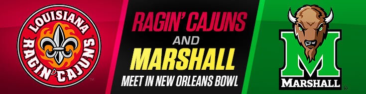 New Orleans Bowl Odds & Picks Louisiana vs. Marshall (12-18-2021)