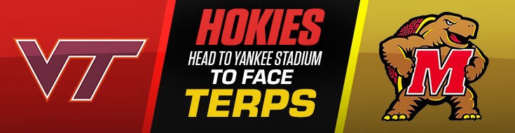 Virginia Tech Hokies vs. Maryland Terrapins Pinstripe Bowl Odds (12-29-2021)