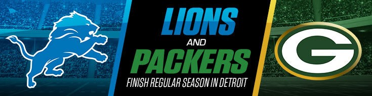 Green Bay Packers at Detroit Lions