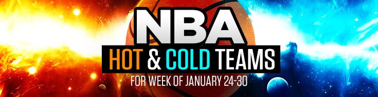 NBA Hot & Cold Teams for Week of January 24-30