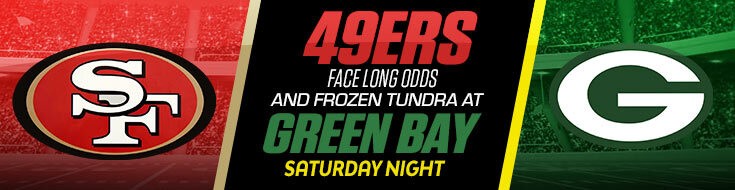 NFL Playoffs Odds San Francisco 49ers vs. Green Bay Packers 01-22-2022