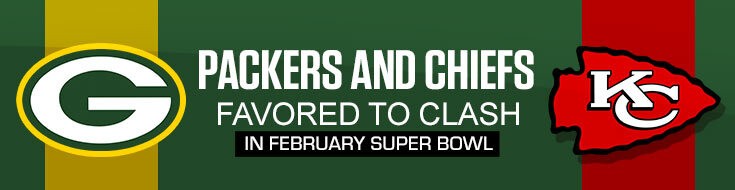 Packers and Chiefs Favored to Clash in February Super Bowl LVI