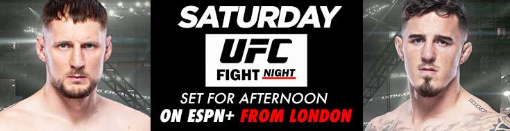 UFC Fight Night Volkov vs. Aspinall Main Card Betting Odds (03-19-2022)
