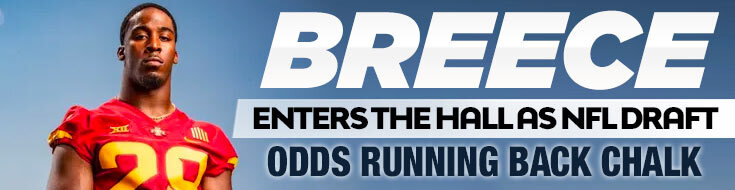 Breece Enters the Hall as 2022 NFL Draft Odds Running Back Chalk