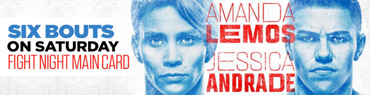UFC Fight Night Lemos vs. Andrade Main Card Betting Odds (04-23-2022)