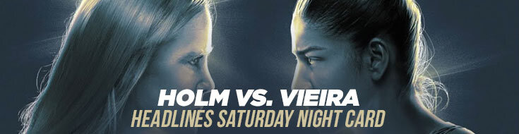 UFC Fight Night Main Card Holm vs. Vieira Betting Odds (05-21-2022)