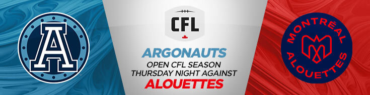 Montreal Alouettes vs. Toronto Argonauts CFL Betting Odds (06-16-2022)