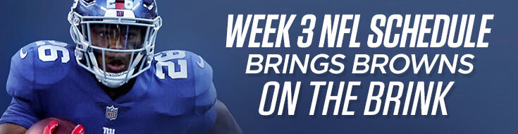 NFL Week 3 Schedule Brings Browns on the Brink